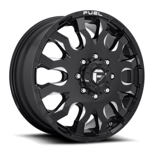 Fuel Offroad D673 BLITZ Gloss Black Milled 20x8.25 +105 8x170mm 125.1mm - Wheelwiz