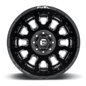 Fuel Offroad D673 BLITZ Gloss Black Milled 20x8.25 -202 8x200mm 142mm - Wheelwiz
