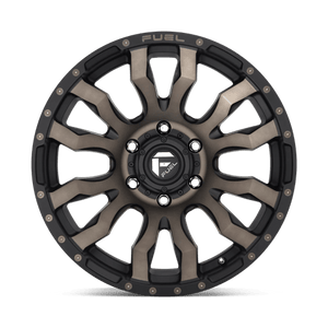 Fuel Offroad D674 BLITZ Matte Black Double Dark Tint 22x10 -18 8x180mm 125.1mm - WheelWiz