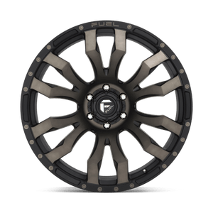 Fuel Offroad D674 BLITZ Matte Black Double Dark Tint 22x10 -18 6x139.7mm 106.1mm - Wheelwiz