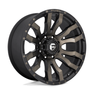 Fuel Offroad D674 BLITZ Matte Black Double Dark Tint 22x12 -44 6x139.7mm 106.1mm - Wheelwiz