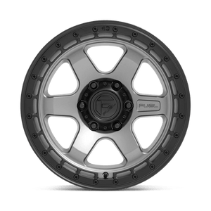 Fuel Offroad D752 BLOCK Matte Gunmetal W/ Black Ring 17x9 +1 6x114.3mm 66.1mm - Wheelwiz