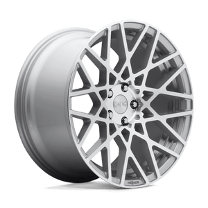 Rotiform R110 BLQ Gloss Silver Machined 19x8.5 +35 5x112mm 66.6mm - Wheelwiz