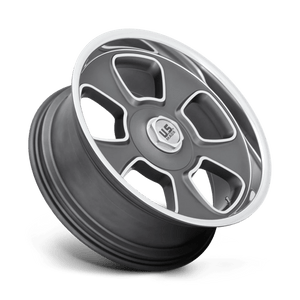 US MAG U125 BOULEVARD Matte Gun Metal 20x8 +1 6x139.7mm 100.3mm