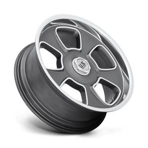 US MAG U125 BOULEVARD Matte Gun Metal 20x9.5 +1 6x139.7mm 100.3mm - Wheelwiz