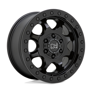 Black Rhino VENTURE BEADLOCK Matte Black 17x8 +38 6x130mm 84.1mm