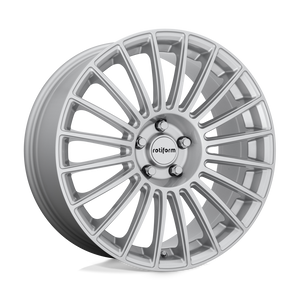 Rotiform R153 BUC Gloss Silver 18x8.5 +45 5x112mm 66.6mm - WheelWiz
