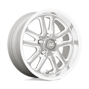 US MAG U130 BULLET Textured Gunmetal W/ Mill Edge 17x8 +1 5x114.3mm 72.6mm - Wheelwiz