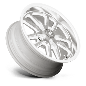 US MAG U130 BULLET Textured Gunmetal W/ Mill Edge 17x7 +1 5x120.65mm 72.6mm - Wheelwiz