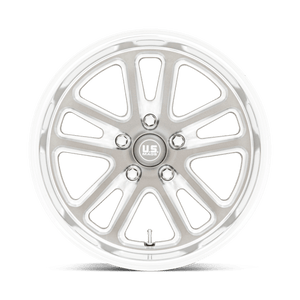US MAG U130 BULLET Textured Gunmetal W/ Mill Edge 18x9.5 +1 5x120.65mm 72.6mm - Wheelwiz