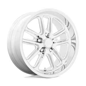 US MAG U131 BULLET Chrome 18x8 +1 5x127mm 78.1mm - Wheelwiz