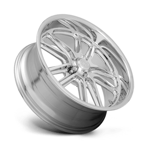 US MAG U131 BULLET Chrome 24x9 +1 5x120.65mm 72.6mm - Wheelwiz