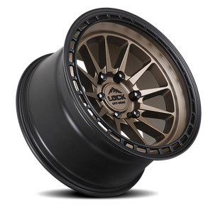 Lock Offroad Baja Matte Desert Bronze W/ Matte Black Ring 17x9 0 6x139.7mm 106.2mm