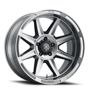Icon Alloys Bandit Gunmetal 20x10 -24 6x135mm 87.1mm