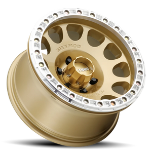 Method Race Wheels Beadlock MR105 Gold 17x9 -38 5x127mm 71.5mm - Wheelwiz