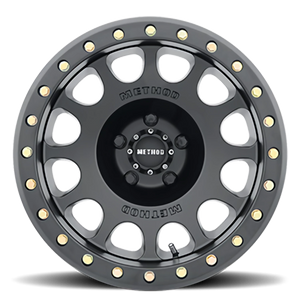 Method Race Wheels Beadlock MR105 Matte Black 17x9 -38 5x127mm 71.5mm - Wheelwiz
