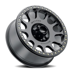 Method Race Wheels Beadlock MR105 Matte Black 17x9 -38 8x165.1mm 130.81mm - Wheelwiz