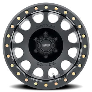 Method Race Wheels Beadlock MR105 Matte Black 17x8.5 0 8x165.1mm 130.81mm - Wheelwiz
