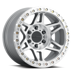 Method Race Wheels Beadlock MR106 Machined W/ Clear Coat 17x9 -44 6x139.7mm 108mm
