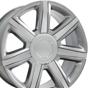 OE Wheels Replica CA87 Hyper Silver 22x9.0 +31 6x139.7mm 78.1mm