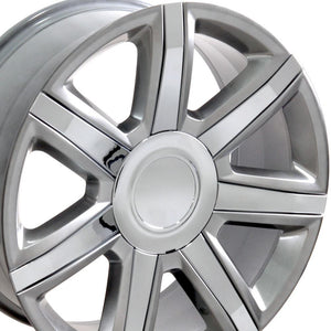 OE Wheels Replica CA87 Hyper Silver 22x9.0 +31 6x139.7mm 78.1mm
