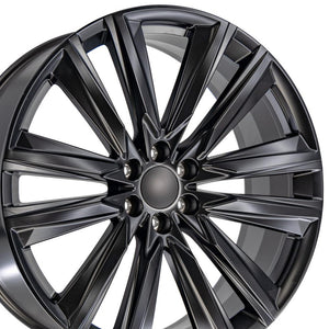 OE Wheels Replica CA91 Satin Black 26x10.0 +28 6x139.7mm 78.1mm