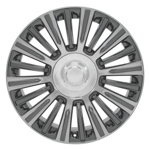 OE Wheels Replica CA92 Gunmetal with Polished Face 22x9.0 +28 6x139.7mm 78.1mm - Wheelwiz
