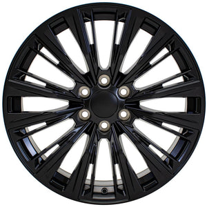 OE Wheels Replica CA93 Satin Black 22x9.0 +28 6x139.7mm 78.1mm