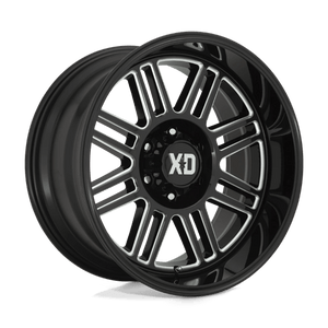 XD Series XD850 CAGE Gloss Black Milled 20x9 +18 8x170mm 125.1mm - Wheelwiz