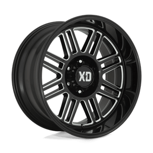 XD Series XD850 CAGE Gloss Black Milled 20x10 -18 6x139.7mm 106.1mm - Wheelwiz