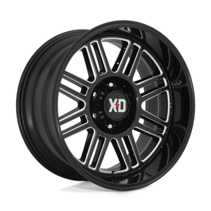 XD Series XD850 CAGE Gloss Black Milled 20x10 -18 5x139.7mm 78.1mm - Wheelwiz