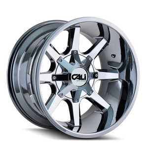 Cali Off-road BUSTED Pvd chrome 20x12 -44 8x180mm 124.1mm - Wheelwiz