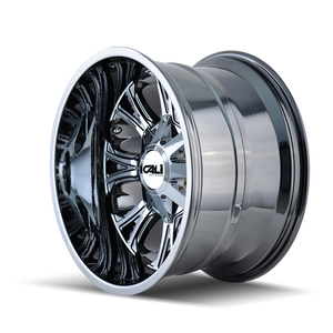 Cali Off-road AMERICANA Chrome 20x10 -25 8x165.1|8x170mm 130.8mm - WheelWiz