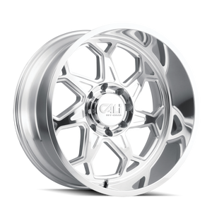 Cali Off-road SEVENFOLD Polished 22x12 -51 8x165.1mm 130.8mm - Wheelwiz