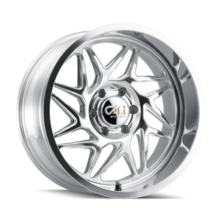 Cali Off-road GEMINI Polished 24x14 -76 8x165.1mm 125.2mm - Wheelwiz