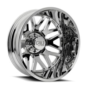 Cali Off-road INVADER DUALLY Chrome 24x8.25 +115 8x210mm 154.2mm - Wheelwiz