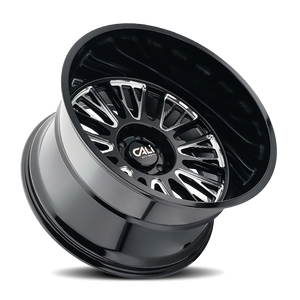 Cali Off-road VERTEX Gloss black milled 20x10 -25 5x127mm 78.1mm - Wheelwiz