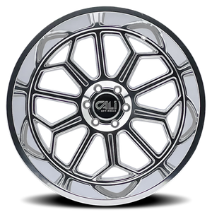 Cali Off-road AUBURN Polished 22x12 -51 8x165.1mm 125.2mm - Wheelwiz