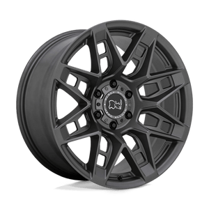 Black Rhino CAPROCK Matte Gunmetal 20x9.5 -18 5x127mm 71.5mm - WheelWiz