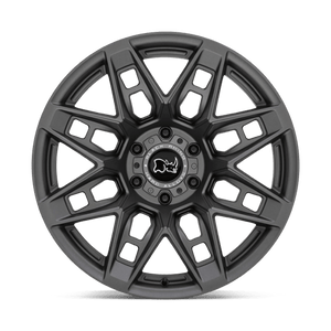 Black Rhino CAPROCK Matte Gunmetal 20x9.5 -18 5x127mm 71.5mm - WheelWiz
