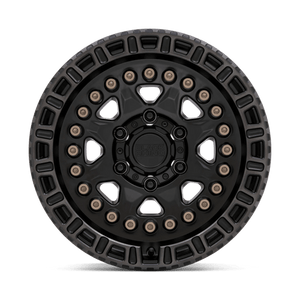 Black Rhino CARBINE Matte Black W/ Mach Tint Ring 17x8.5 0 6x114.3mm 76.1mm - Wheelwiz