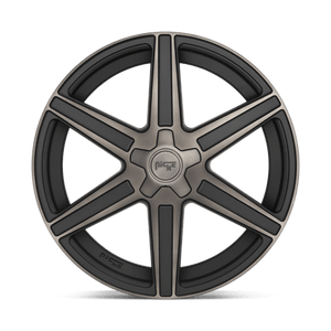 Niche M236 CARINA Matte Mach Double Dark Tint 24x10 +25 5x139.7mm 78.1mm - Wheelwiz