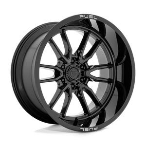 Fuel Offroad D760 CLASH Gloss Black 22x12 -44 6x139.7mm 106.1mm - Wheelwiz