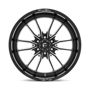 Fuel Offroad D761 CLASH Gloss Black Milled 22x10 -18 6x135mm 87.1mm - Wheelwiz
