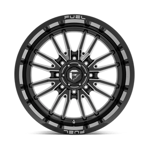 Fuel Offroad D761 CLASH Gloss Black Milled 22x12 -44 8x180mm 124.2mm - Wheelwiz