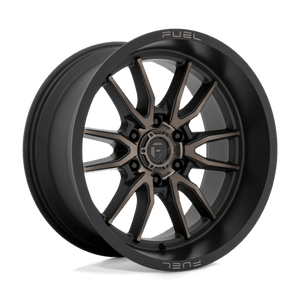 Fuel Offroad D762 CLASH Matte Black Double Dark Tint 20x9 +1 6x139.7mm 106.1mm - Wheelwiz