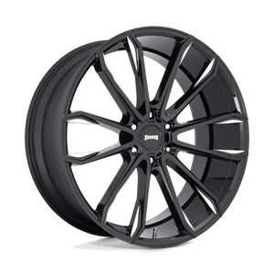 DUB S252 CLOUT Gloss Black Milled 24x10 +30 6x135mm 87.1mm - Wheelwiz