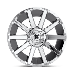 Fuel Offroad D614 CONTRA Chrome Plated 20x10 -18 6x135|6x139.7mm 106.1mm - WheelWiz