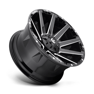 Fuel Offroad D615 CONTRA Gloss Black Milled 24x14 -75 8x180mm 124.2mm - WheelWiz