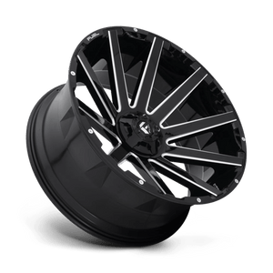 Fuel Offroad D615 CONTRA Gloss Black Milled 26x12 -44 6x135|6x139.7mm 106.1mm - Wheelwiz